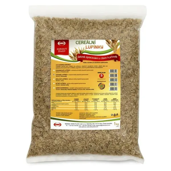 SEMIX Ovsené vločky chrumkavé BIO 1000 g