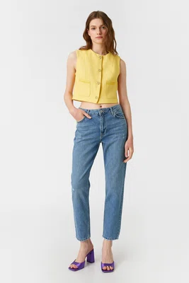 Koton Women's Light Indigo Jeans