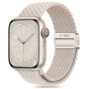Tech-Protect Nylon Mag remienok na Apple Watch 44/45/46/49mm, starlight