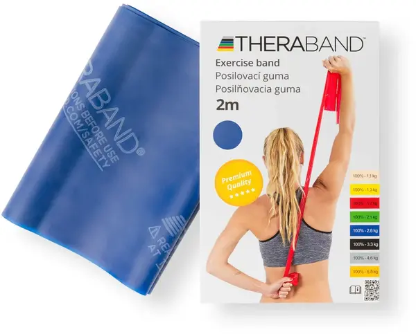 Thera-Band posilňovacia guma 2 m, modrá, extra silná