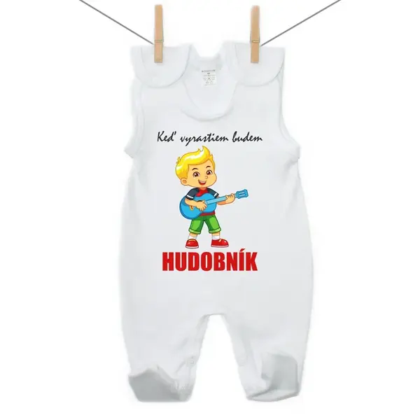 Boodyy Dupačky Keď vyrastiem budem hudobník 80 (9-12 mesiacov)