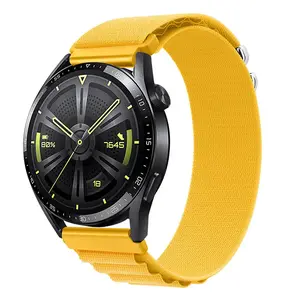 BStrap Nylon Loop remienok na Garmin Venu 2, yellow