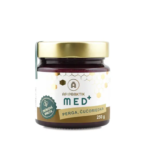Med + perga, čučoriedka 250g