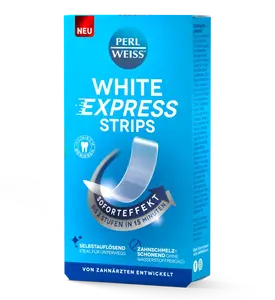 Perl Weiss Bieliace zubné pásiky Express