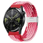 BStrap Elastic Nylon 2 remienok na Huawei Watch GT/GT2 46mm, strawberry
