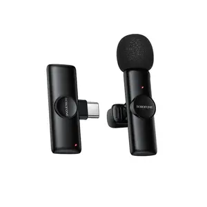 Borofone BFK16 Bezdrátový mikrofon USB-C, černý