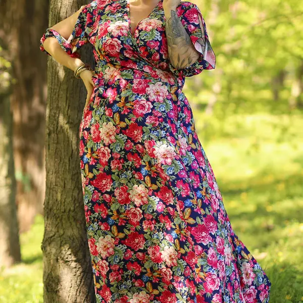 Dámské šaty Karko Karko_Dress_SB842_Multicolour