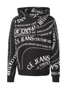 Versace Jeans Couture Mikina '80GAI3H0'  čierna / biela
