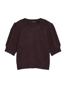 VERO MODA Sveter 'VMDoffy'  baklažánová