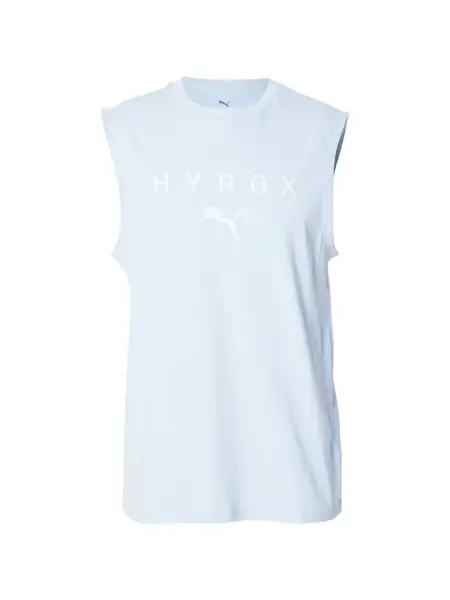 PUMA Funkčné tričko 'PUMA x HYROX'  pastelovo modrá / biela