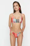 Dámské bikinové kahotky Trendyol Ethnic Patterned