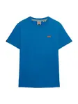 Superdry & Co Tričko 'Essential'  kráľovská modrá / oranžová