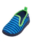 PLAYSHOES Papuče 'Ringel'  námornícka modrá / nebesky modrá / limetová