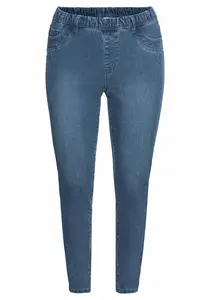SHEEGO Jeggings  modrá denim