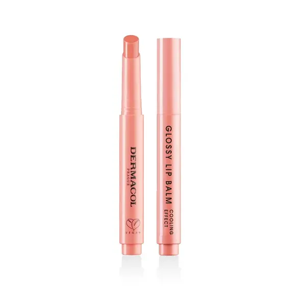 Dermacol Glossy Lip Balm 03 Peach Balzám na rty 1,8 g