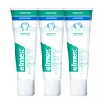 Elmex Bieliace zubná pasta pre citlivé zuby Sensitive Whitening 3 x 75 ml