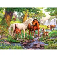 Ravensburger Puzzle Kone pri rieke 300 XXL dielikov
