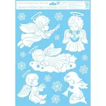 Okenné fólie 42 x 30 cm anjeli Spiace anjelik