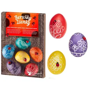 Sada k dekorovanie vajíčok - lienky
