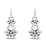 Brilio Silver Trblietavé strieborné náušnice so zirkónmi EA115W