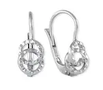 Soliter Módne brúsené strieborné náušnice 431 001 00561 04