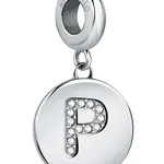 Morellato Oceľový prívesok písmeno "P" Drops SCZ1166