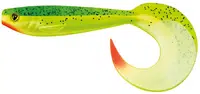 Fox rage gumová nástraha new pro grub colours uv lemon tiger-16 cm