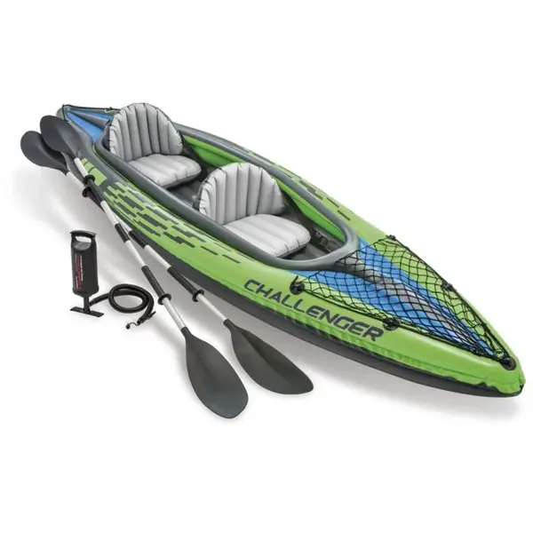 Intex 68306 Kajak CHALLENGER K2 KAYAK vrátane pádiel - Zelená