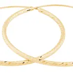 JVD Pozlátené náušnice kruhy SVLE0215XD5GO 3 cm