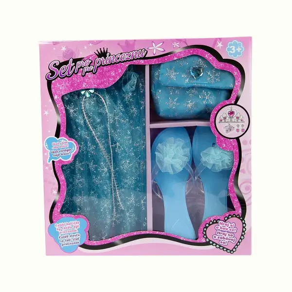 Alltoys Set pre princeznú s modrou sukienkou