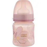Canpol babies Antikoliková fľaša EasyStart Gold 120 ml ružová