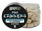 Feederbait wafters mini czinkers 6x8 mm - cesnak/butyric acid