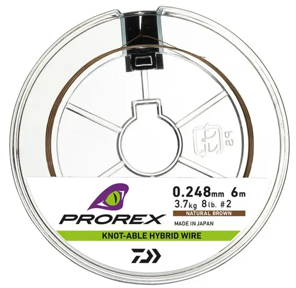 Daiwa lanko prorex hybrid knotable wire brown 6 m - 0,275 mm 4,4 kg