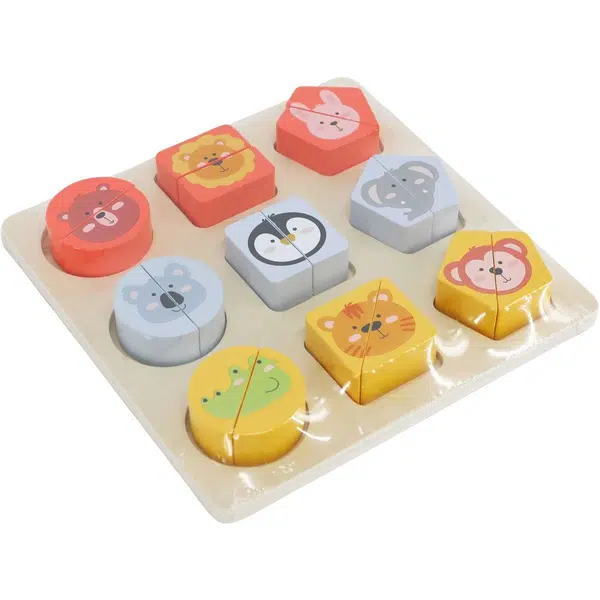 BABU - Drevené puzzle SAFARI pre najmenších
