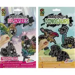 Vyškrabávacie magnety Víly + Dinosaury