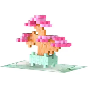 Plus-Plus Kvety Ružová bonsaj