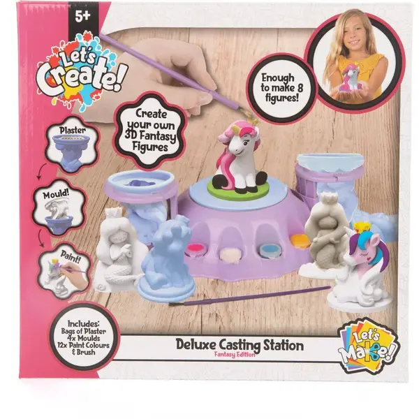 Súprava na výrobu sadrových figúrok Jednorožec DeLuxe