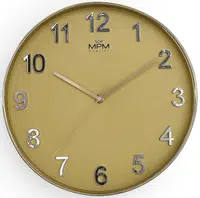 MPM Quality Nástěnné hodiny Golden Simplicity E01.4163.80