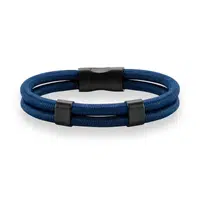 Troli Štýlový čierno modrý náramok VSB005 NB-PET