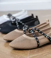 Gemre Hnedé sieťované baleríny s ozdobnou prackou Zerid