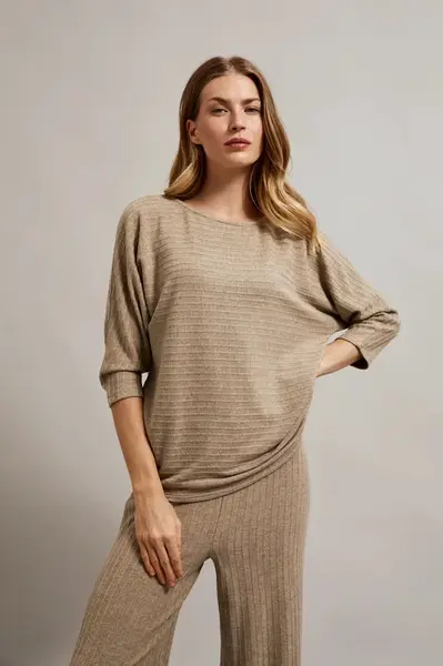 Marisse Women's Sweater Z-Sw-4562 Beige Melange