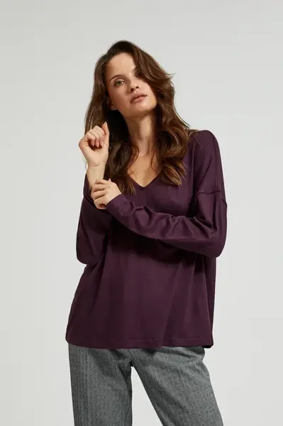 Marisse Women's Sweater Z-Sw-4561 D.Violet