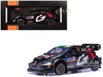 Toyota GR Yaris Rally1 Hybrid 33 Elfyn Evans - Scott Martin 2nd Place "Rally Sweden" (2024) 1/18 Diecast Model Car by IXO Models