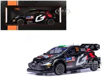 Toyota GR Yaris Rally1 Hybrid 33 Elfyn Evans - Scott Martin 2nd Place "Rally Sweden" (2024) 1/18 Diecast Model Car by IXO Models