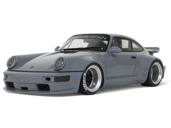 2015 Porsche RWB Jonsibal Gray 1/18 Model Car by GT Spirit