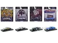 "Auto-Drivers" Set of 4 pieces in Blister Packs Release 122 Limited Edition to 9600 pieces Worldwide 1/64 Diecast Model Cars by M2 Machines