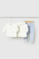 Kojenecká sada Mayoral Newborn 3-pack modrá barva, 2631