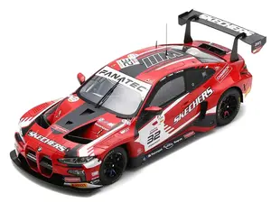 BMW M4 GT3 32 Sheldon van der Linde - Dries Vanthoor - Charles Weerts "Team WRT" "24 Hours of Spa" (2023) with Acrylic Display Case 1/18 Model Car by
