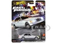 Mercedes-Benz 500 SEL Silver Metallic "The Fast and the Furious Tokyo Drift" (2006) Movie "Fast &amp; Furious" Series Diecast Model Car by Hot Wheels