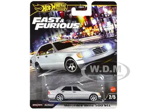 Mercedes-Benz 500 SEL Silver Metallic "The Fast and the Furious Tokyo Drift" (2006) Movie "Fast &amp; Furious" Series Diecast Model Car by Hot Wheels